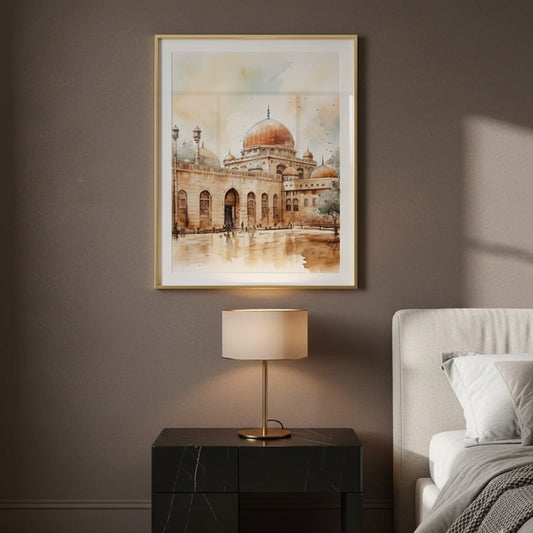 Al-Aqsa Mosque Wall Art | Jerusalem Islamic Decor