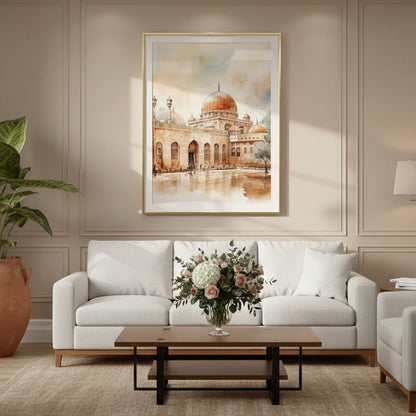 Al-Aqsa Mosque Wall Art | Jerusalem Islamic Decor