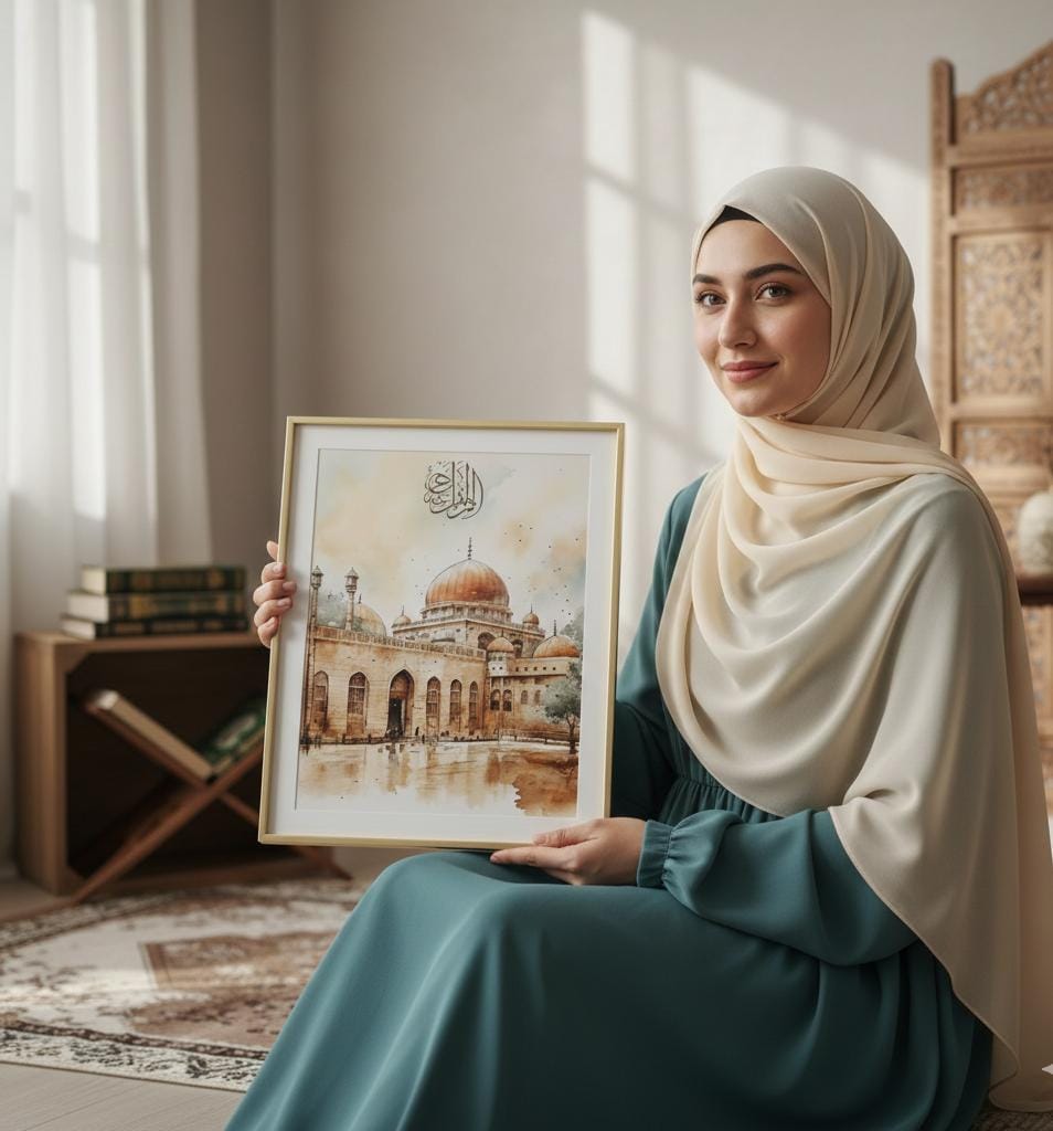 Al-Aqsa Mosque Wall Art | Jerusalem Islamic Decor