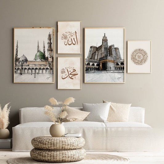 Islamic frames set
