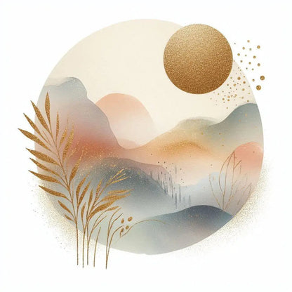 Abstract Geometrical (4 Panel) Wall Art