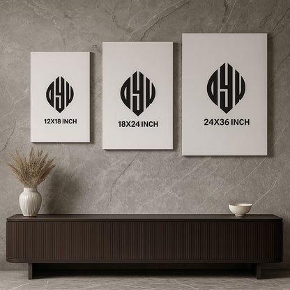 Abstract Black Copper Leaf Flower | Wall Art