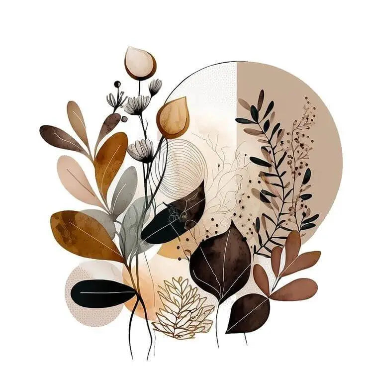 Abstract Geometrical (4 Panel) Wall Art